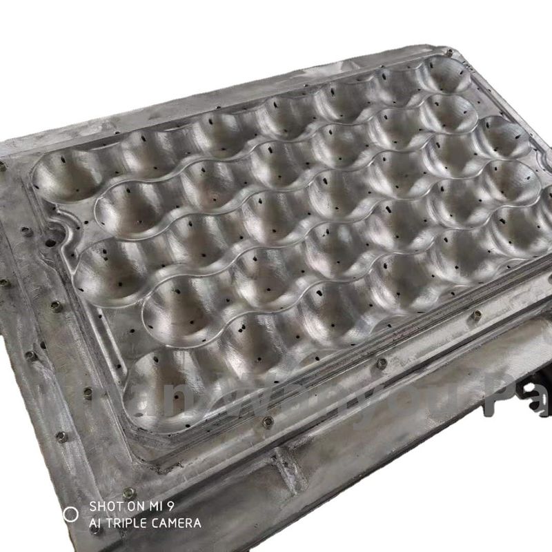 Wysokiej pojemności papierowe pulpę do produkcji jaj Maszyna do produkcji plastikowej folii do pakowania 30-45kw Moc