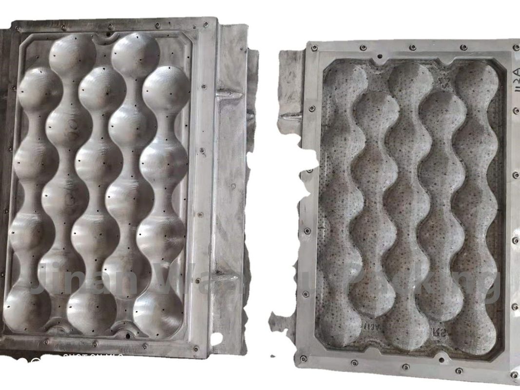 Wysokiej pojemności papierowe pulpę do produkcji jaj Maszyna do produkcji plastikowej folii do pakowania 30-45kw Moc