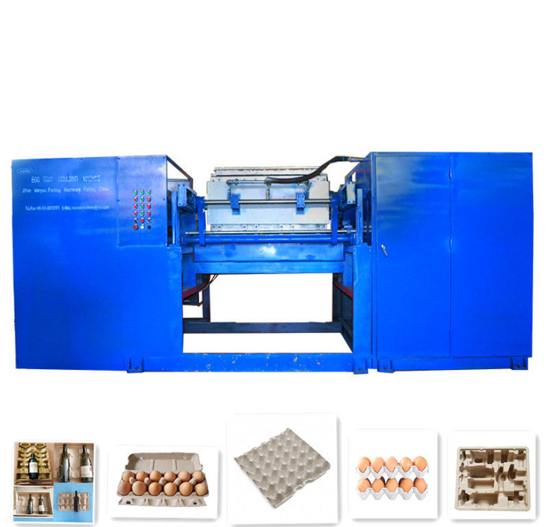 Rodzaj obrotowy 2000 sztuk Pulp Moulding Egg Carton Making Machine Production Line Egg Tray
