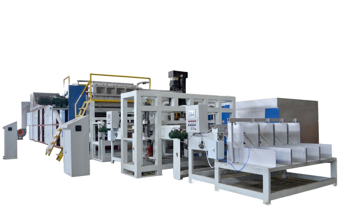 4*4 formy Rotary Professional Nanya Paper Egg Tray Machine / Pulp Molding Equipment / Egg Tray Production Line