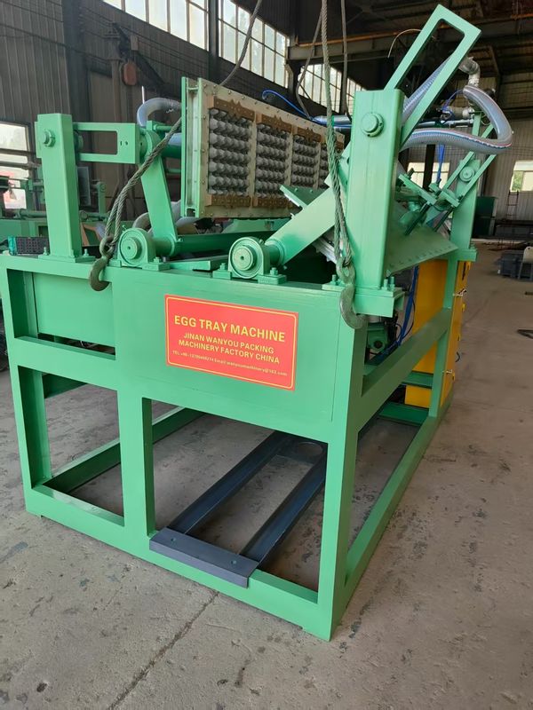 PLC sterowane 700-1500 sztuk na godzinę Simple Structure Paper Egg Tray Machine dla małych firm