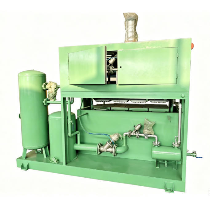 Automatyczny 20-45kw 1500 sztuk na godzinę maszyna do przenoszenia jaj EggTray Linia produkcyjna do produkcji talerzy do jaj Kartony do jaj Buty talerze talerze do pielęgnacji PLC sterowane formy aluminiowe