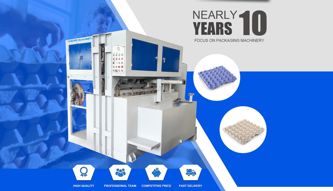 Mała moc PLC sterowanie papier pulp tray Making Machine z online wsparcia technicznego