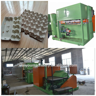Automatyczna kompaktowa maszyna do produkcji małych tacek na jajka PLC o mocy 7,5 kW