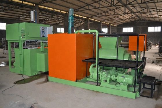 Odpady papieru recykling Używany do produkcji maszyny karton z 2 formami aluminiowymi